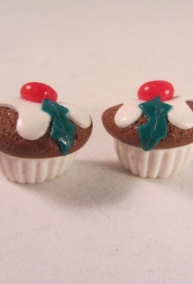 Steker kerst cupcake